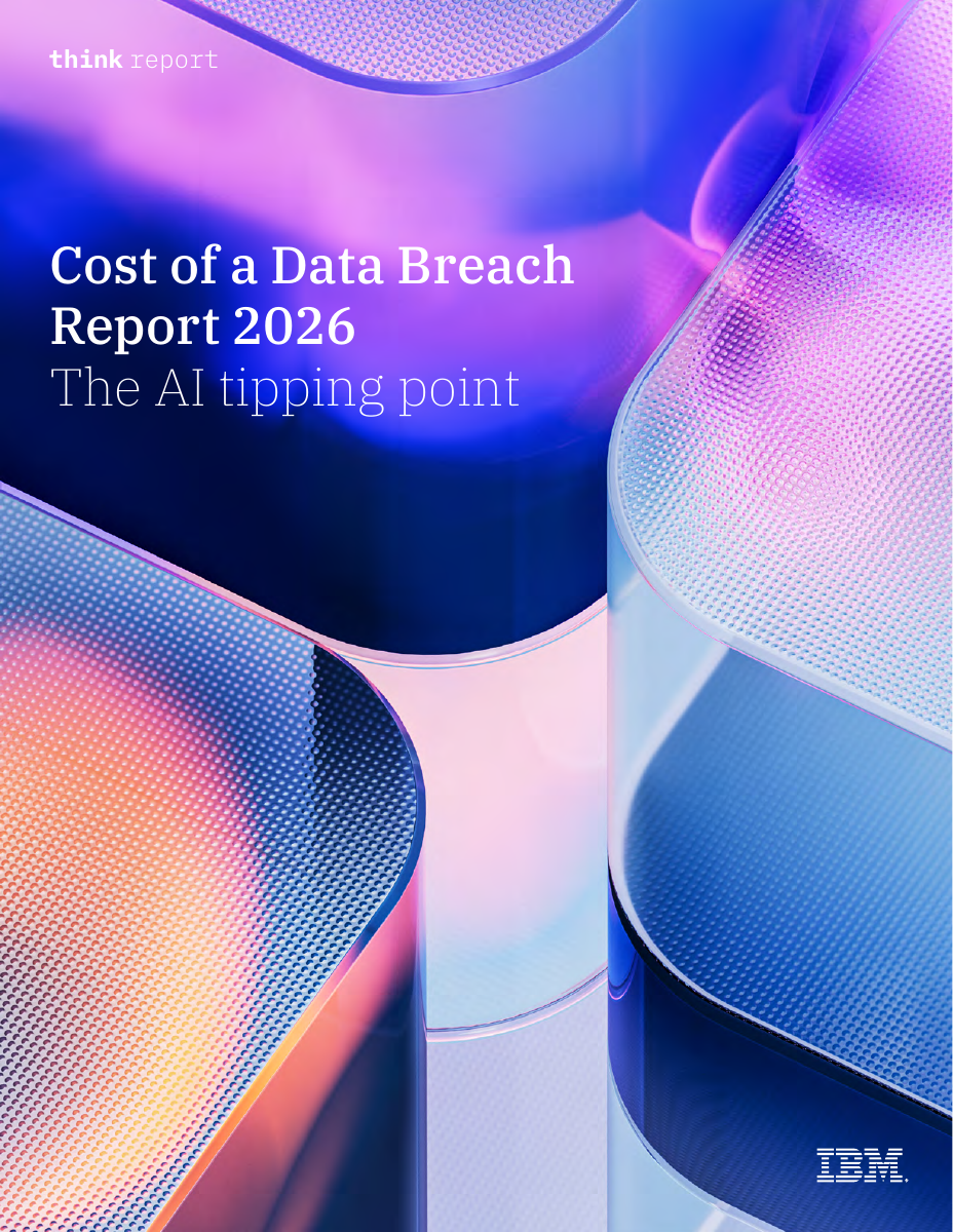 IBM Cost of a Data Breach Report 2026 cover