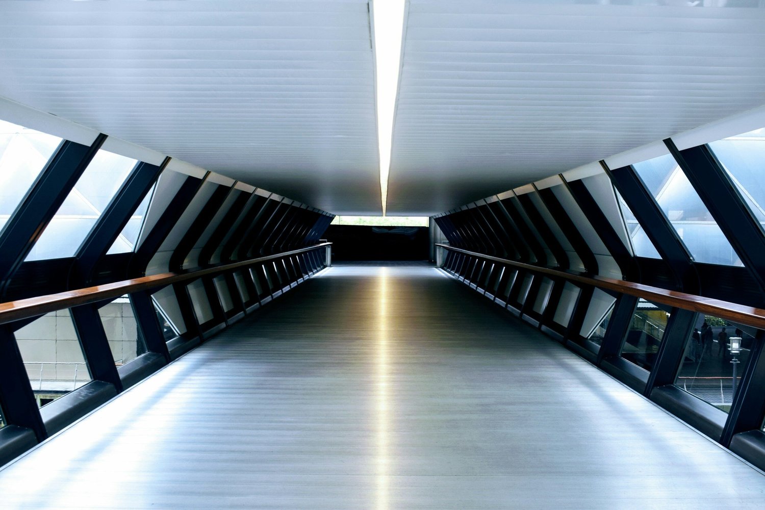Architectural corridor from the original Saint Media Group website